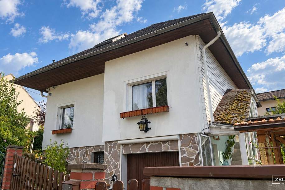 Wo der Blick ins Grüne wandert – ein Haus mit Garten und Raum für neue Geschichten | ZELLMANN IMMOBILIEN, Haus-kauf, 690.000,€, 1140 Wien 14., Penzing