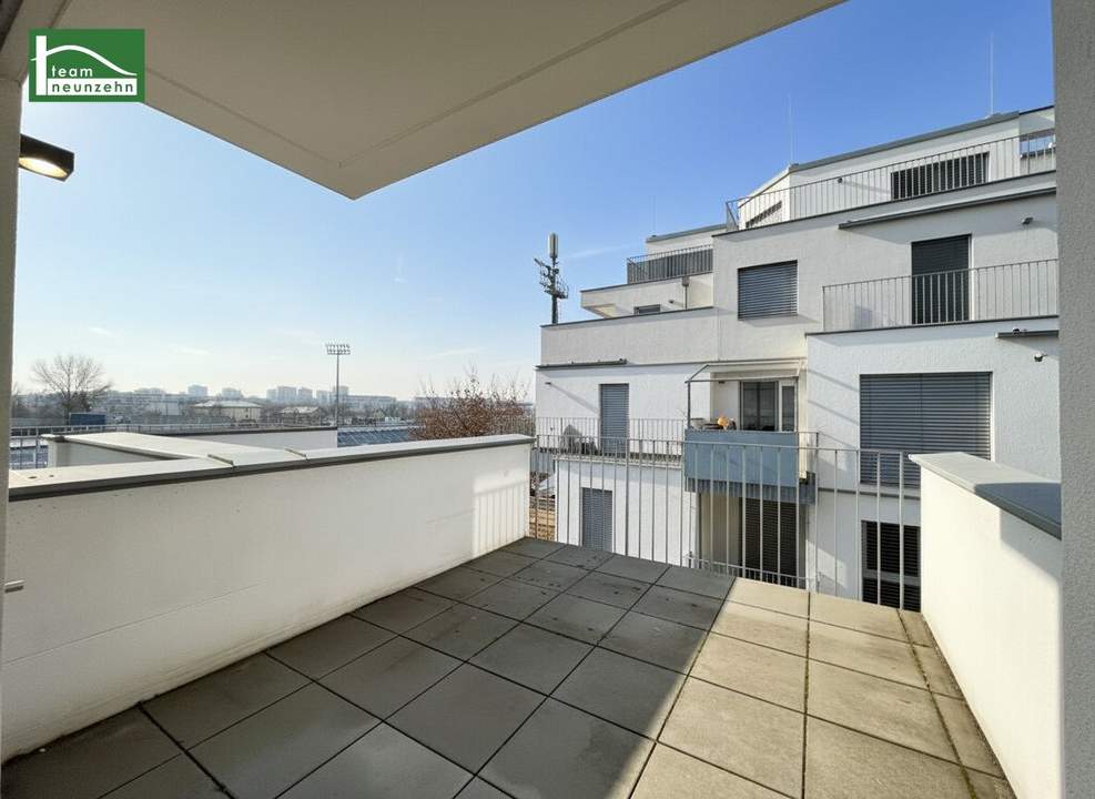 Kolo 35 - Tolle 2-Zimmer Wohnung mit Terrasse beim FAC-Platz nahe S-Bahn Jedlersdorf, Denglerpark und SCN - JETZT ANFRAGEN