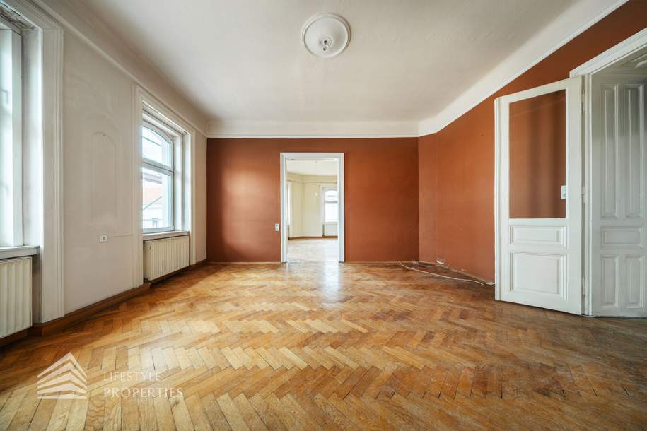Helle renovierungsbedürftige 3-Zimmer Wohnung, Nähe Neustiftgasse, Wohnung-kauf, 599.000,€, 1070 Wien 7., Neubau