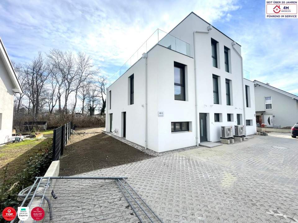 LETZTE DOPPELHAUSHÄLFTE / 153 m² / nur 8 Minuten nach Tulln