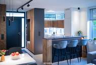 Luxuriöses, modernes Haus im Kleingarten auf 3 Ebenen