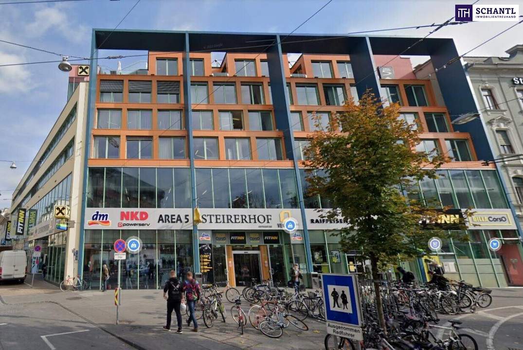 HERRLICHE BÜROFLÄCHEN IM HERZEN VON GRAZ! TOP-INNENSTADTLAGE DIREKT AM JAKOMINIPLATZ! TRAUMHAFTE AUSSICHT! TIEFGARAGE! PROVISIONSFREI!