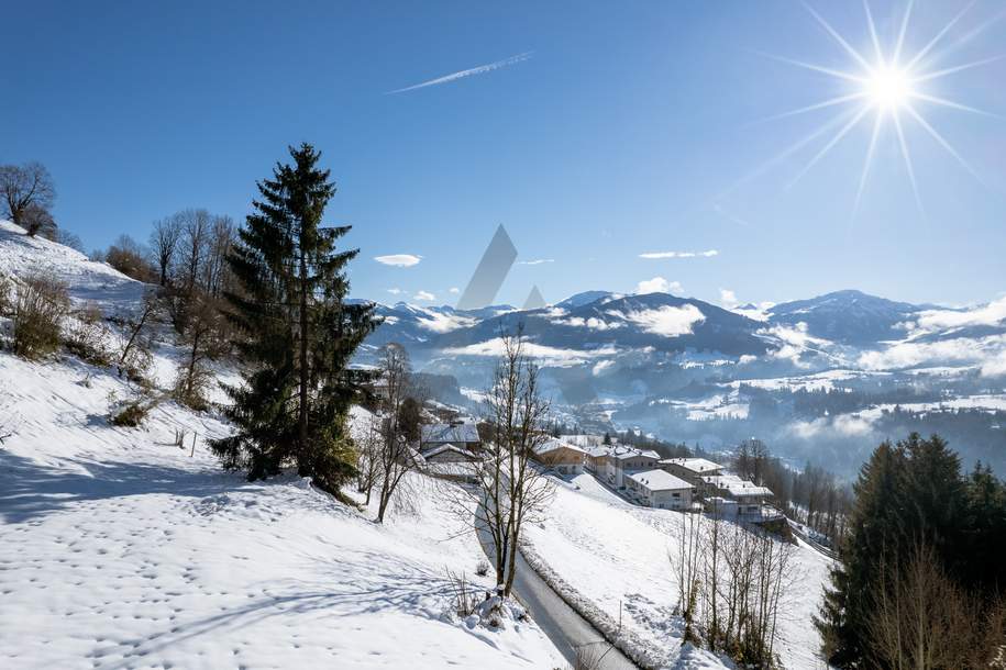 Grundstück mit Baugenehmigung in einzigartiger Sonnen- &amp; Panoramalage, Grund und Boden-kauf, 2.500.000,€, 6305 Kitzbühel