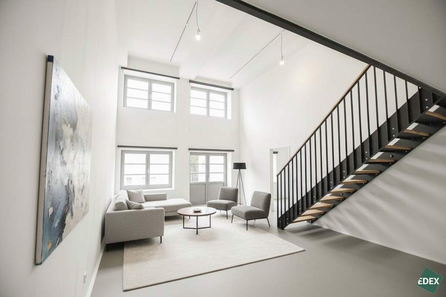 Erstbezug: Moderne 3-Zimmer-Wohnung mit Galerie, Balkon und offener Raumgestaltung, Wohnung-miete, 1.649,00,€, 1210 Wien 21., Floridsdorf