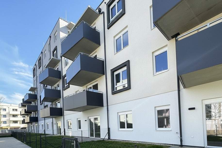 Erstbezug „ein viertel grün in Wiener Neustadt“ – 2-Zimmer-Gartenwohnung für Singles &amp; Paare, Wohnung-miete, 670,57,€, 2700 Wiener Neustadt(Stadt)