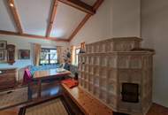 TRAUMHAFTER BUNGALOW FÜR ZWEI PERSONEN SAMT NEBENGEBÄUDE FÜR HOBBYRAUM, PARKÄHNLICHEM GARTEN MIT SCHWIMMTEICH ALS NATURPOOL DIREKT AN FELDER DER REGION ANGRENZEND