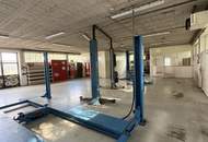 Moderne Halle mit B Widmung, AUTOWERKSTATT möglich und gewünscht plus 273 m2 angrenzend für Autohandel oder auch Werktstatt
