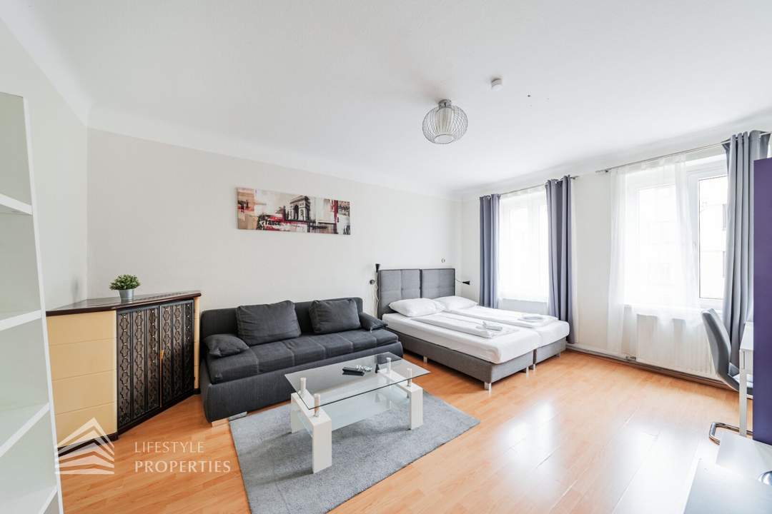 Voll möblierte 2,5-Zimmer Wohnung, Nähe Erholungsgebiet Wienerberg