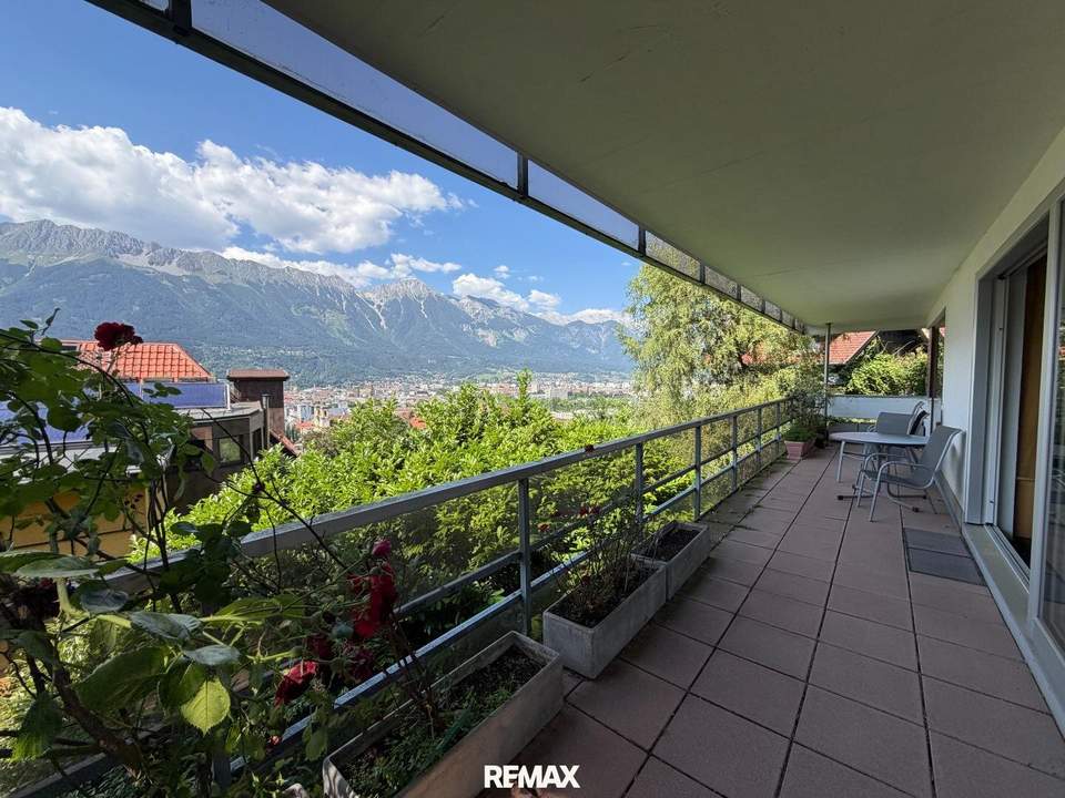 NEU: Wohnen im Grünen am Bergisel - Ausblick über Innsbruck und die Nordkette