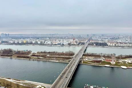 City und Water View: U1 Donauinsel - DC2 Tower: SKY RESIDENCES, Wohnung-miete, 1.900,00,€, 1220 Wien 22., Donaustadt