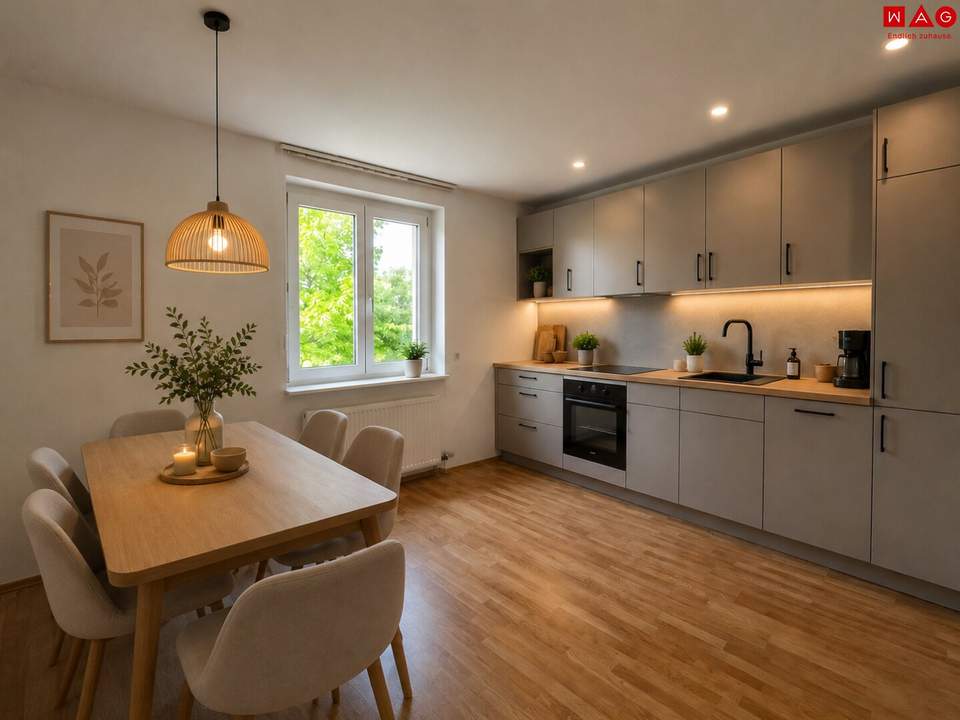 SOMMERAKTION - 1 Monat keine Miete bezahlen! 3-Raum-Whg. mit praktischer Aufteilung und perfekter Infrastruktur in Linz/Wegscheid - Eigener TG-Abstellplatz - ACHTUNG Mietvertrag auf 10 Jahre befristet!