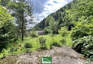 Altbestand auf wunderschönem Grundstück, gesamt ca. 4.700m² (Bauland/Wiesen/Wald) beim Wald nach der Hermannshöhle in absoluter Ruhe- &amp; Naturlage.