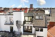 3 ZIMMER NEUBAUWOHNUNG IM 1. DACHGESCHOSS MIT BALKON II CA. 41 m² WOHNKÜCHE II ERSTBEZUG II NÄHE SIEBENBRUNNENPLATZ II