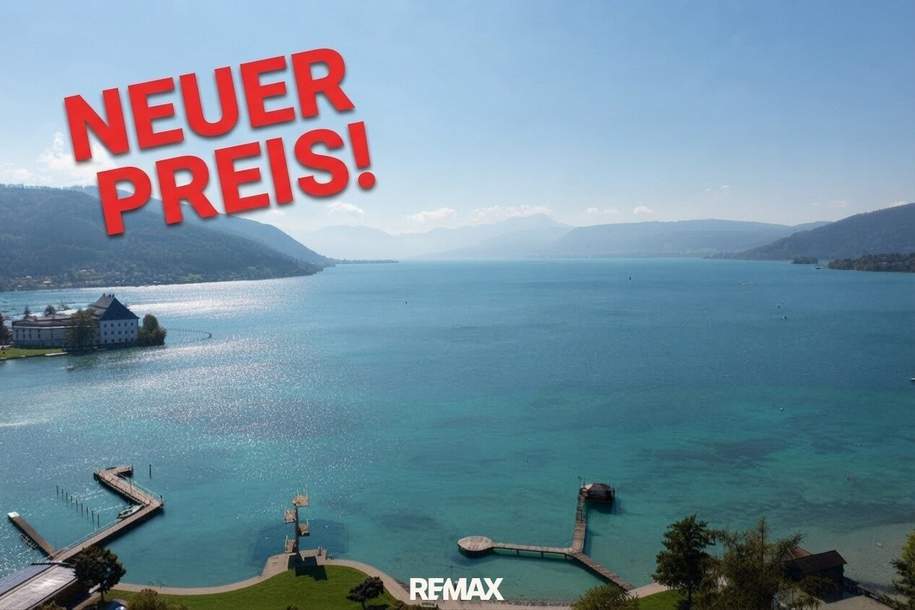 NEUER PREIS! Wenn ich den See seh, brauch ich kein Meer mehr! Panoramatischer Seeblick auf den Attersee., Haus-kauf, 1.590.000,€, 4863 Vöcklabruck