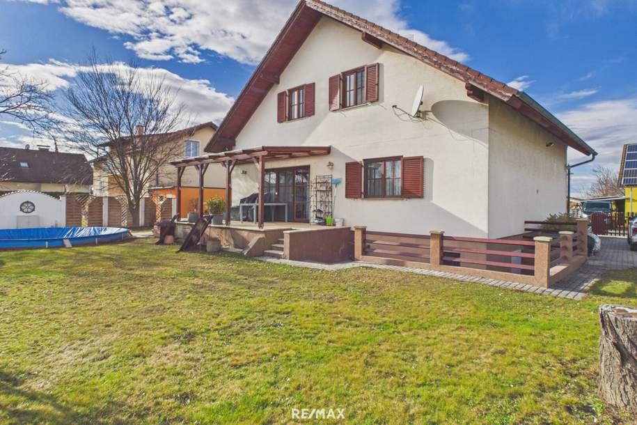 Familienglück im Grünen – gepflegtes Zuhause mit Pool &amp; viel Platz, Haus-kauf, 520.000,€, 2301 Gänserndorf