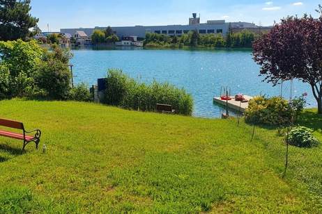 Zu heiß? Dann springen Sie einfach in Ihren eigenen See! Baugrundstück mit eigenem und direktem Seezugang nur 10 Minuten von Wien entfernt, Grund und Boden-kauf, 499.000,€, 2100 Korneuburg