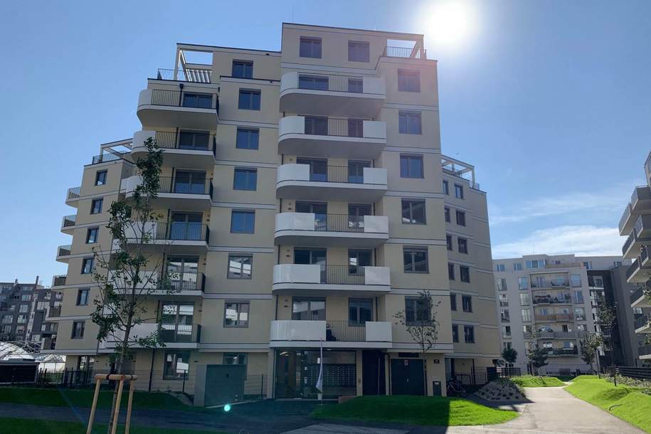 Herrliche 3-Zimmer-Neubauwohnung mit Balkon + Stellplatz!, Wohnung-miete, 1.552,24,€, 1220 Wien 22., Donaustadt
