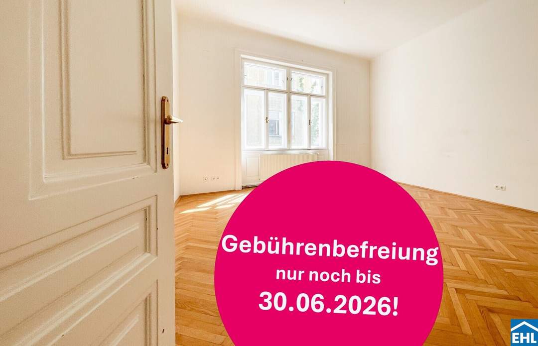 Wiener Altbau: 4-Zimmerwohnung mit optionalem Balkon in Bestlage