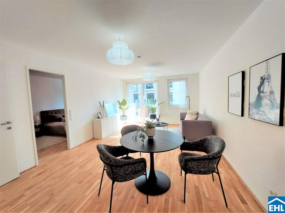 Großzügige 2-Zimmer-Wohnung nahe dem Laaer Wald!