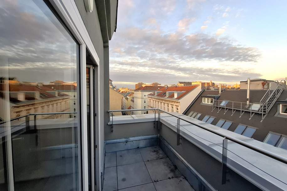 Bennoplatz: 5-Zimmer-Dachgeschosswohnung - VIDEO verfügbar!, Wohnung-miete, 3.147,00,€, 1080 Wien 8., Josefstadt