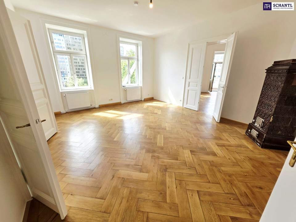 Ein Altbau zum Verlieben! Der Donaukanal um´s Eck + Tolle Aussicht + Perfekte Infrastruktur + 4 Zimmer plus separate Küche + Kleiner Balkon!