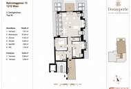 DACHGESCHOSS-TRAUM MIT GROSSER TERRASSE – 3 ZIMMER | 104,53 m² | DONAUNÄHE