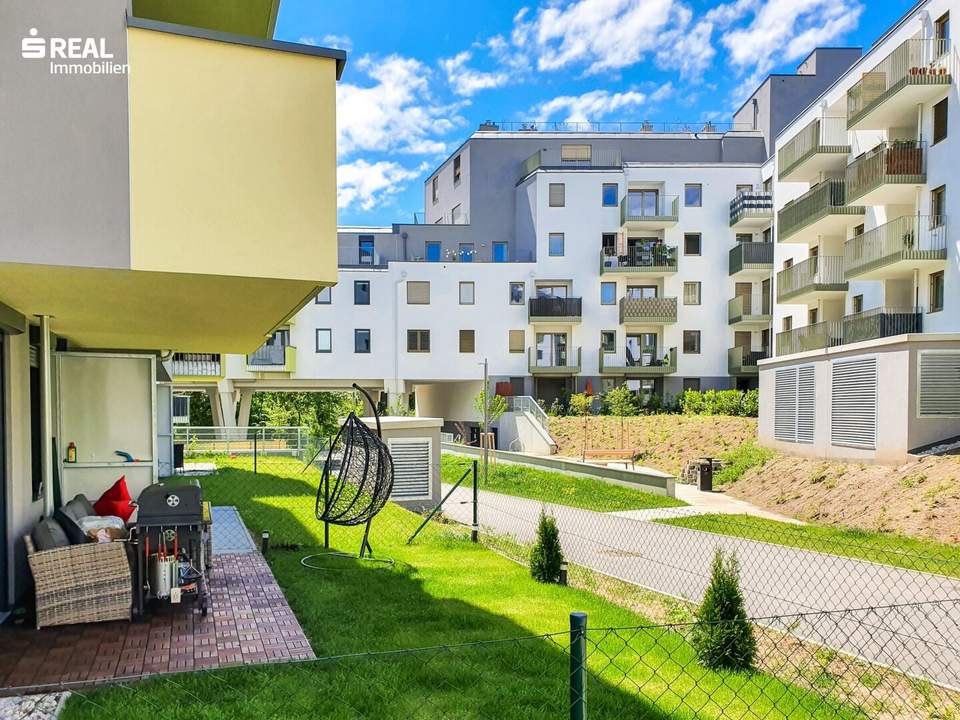 moderne Miete mit Terrasse und kleiner Gartenfläche, Oberlaa