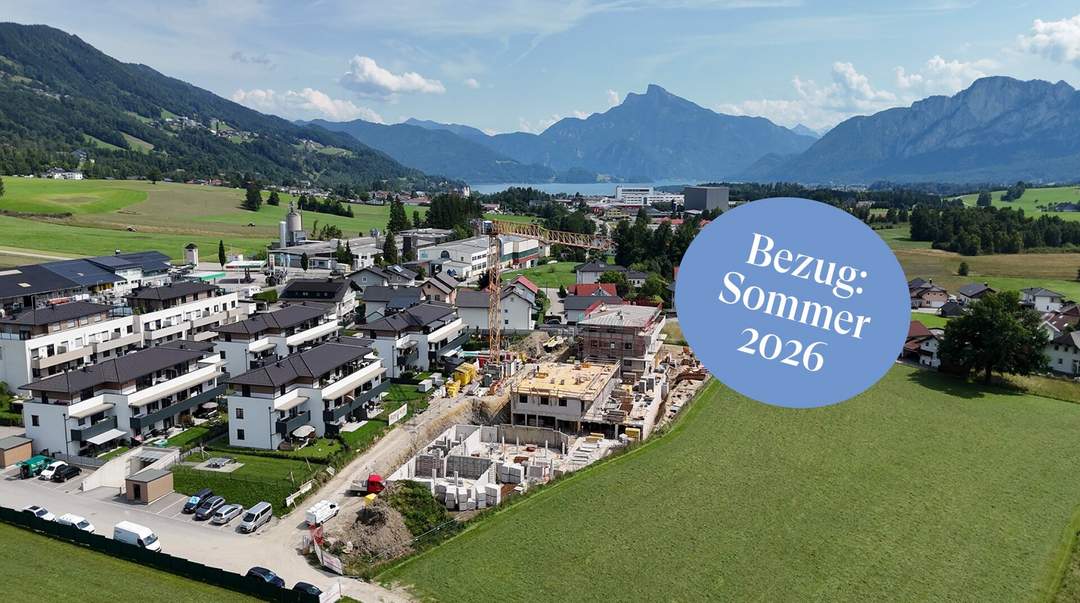 3 Zimmer Wohnung mit ca. 21m² großem Balkon in Mondsee
