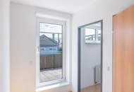 Perfekt angelegter ruhiger 2 Zimmer Dachgeschoß Traum mit 25 m2 Dachterrasse
