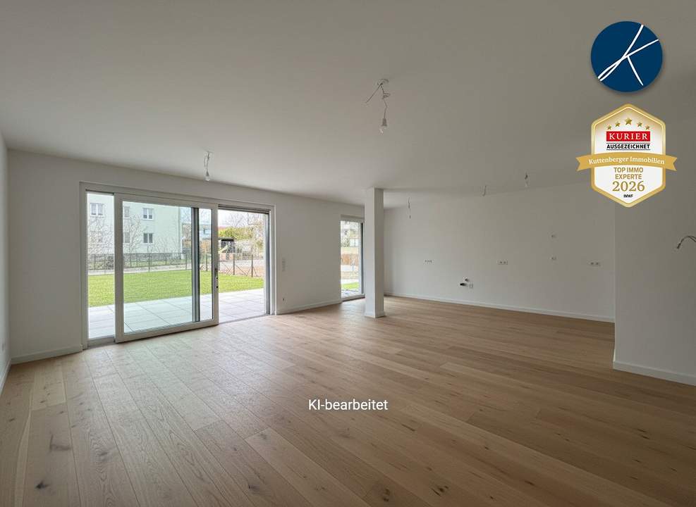 🌻🌼🌺Gartenwohnung mit 260m² Außenbereichen (Top 1) - Neubauprojekt am Kremser Steindl