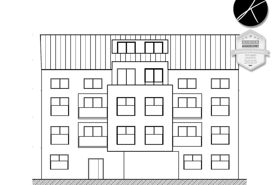 Zentrumsnähe: Bewilligtes Wohnbauprojekt (1.044m² gewichtet), Gewerbeobjekt-kauf, 890.000,€, 3100 Sankt Pölten(Stadt)