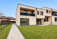 Preisreduziert ! Traumhafte Doppelhaushälfte in Katzelsdorf – 5 Zimmer, Loggia, KFZ-Garage, voll unterkellert !