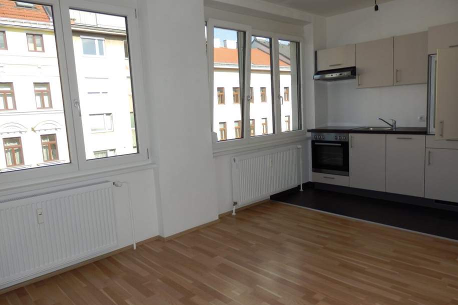 IDEALE kleine 2 Zimmer Neubauwohnung - tolle Aufteilung - gleich bei U4 Friedensbrücke !!, Wohnung-miete, 939,00,€, 1200 Wien 20., Brigittenau
