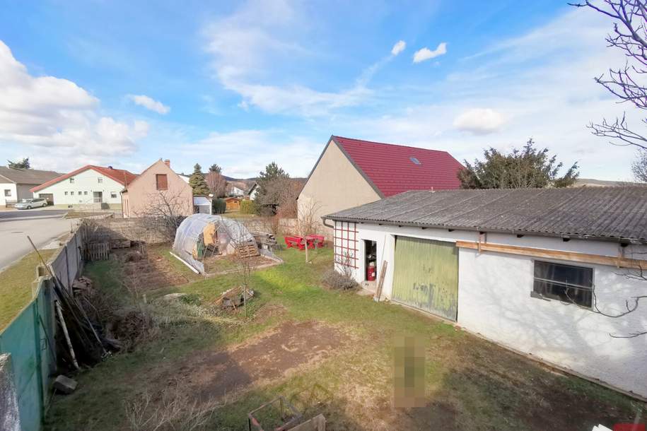 Sonniges Baugrundstück mit 50m² Halle, Grund und Boden-kauf, 160.000,€, 7091 Eisenstadt-Umgebung