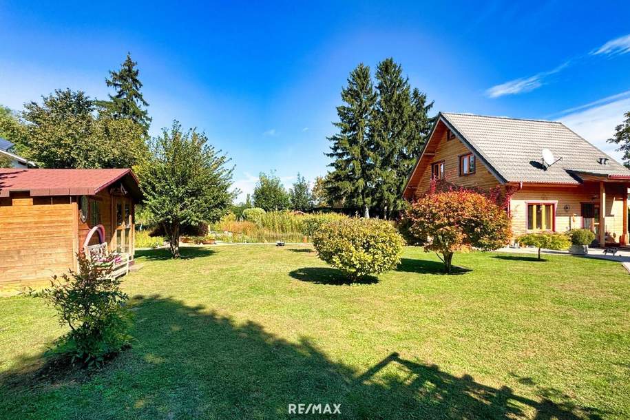 TOP PREIS!! TOP GARTENPARADIES mit HOLZ - HAUS - WAIDENDORF/DÜRNKRUT, Haus-kauf, 359.000,€, 2263 Gänserndorf