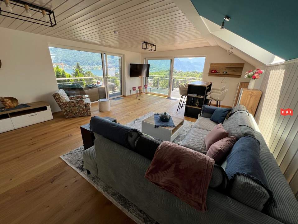 Exklusives Neubau-Penthouse in Bestlage in Gmunden am Traunsee mit wunderschönen Blick am Traunstein