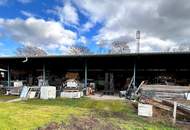 Großes Grundstück mit Einfamilienhaus und Lagerhalle