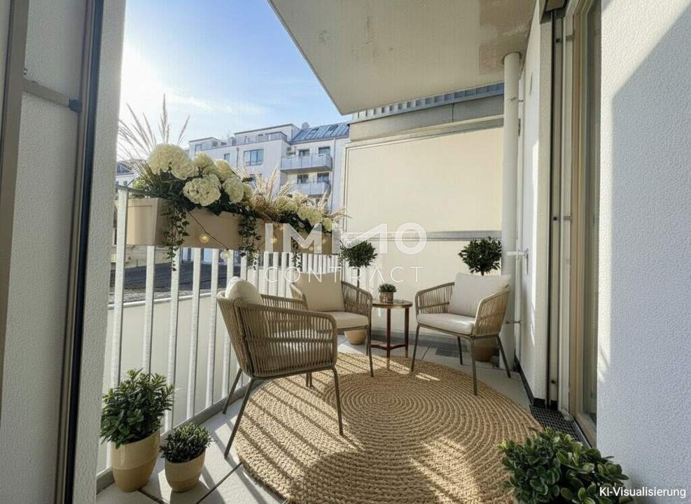 Ideale 2-Zimmer-Balkonwohnung – clever investieren oder selbst einziehen BEIM DONAUUFER