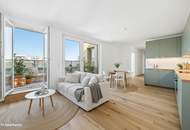 PROVISIONSFREI! Letzte noch verfügbare Dachgeschoß-Wohnung | 3 Zimmer zentral begehbar | Terrasse mit Fernblick