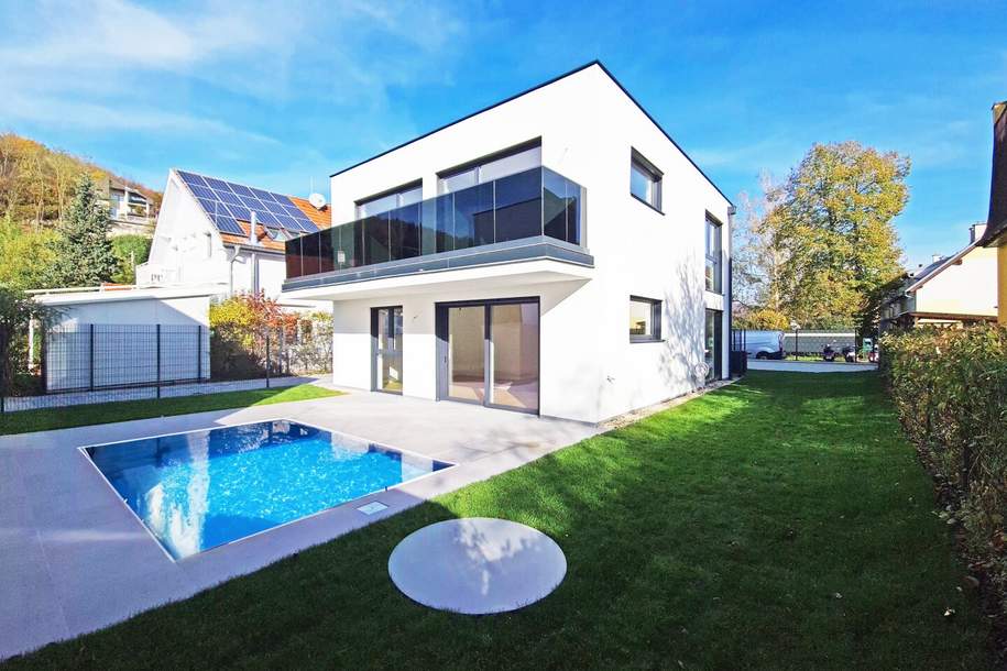 Erstbezug! Neu errichtetes Einfamilienhaus mit Garten und eigenem Pool in zentraler Lage in Purkersdorf, Haus-kauf, 790.000,€, 3002 Sankt Pölten(Land)
