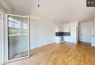 | AB JULI | MUSTERBILDER 3-ZIMMER | SÜDWESTLICH | BALKON | AN DER ALTEN DONAU | DONAUSTADTBRÜCKE