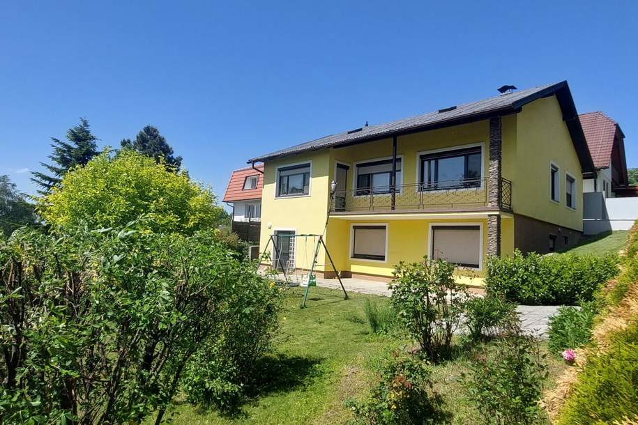 200m² Wfl, km-weiter Panormablick von Haus &amp; großem Garten + unverbaubar + 2 Wohneinheiten + Balkon, Haus-kauf, 450.000,€, 7051 Eisenstadt-Umgebung