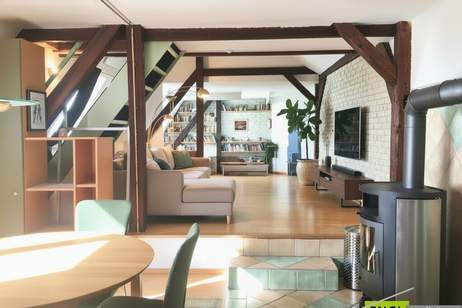 Gemütliche 3 Zimmer-Loftwohnung im Dachgeschoss perfekt für Künstler, Single, Paare und kleine Familie, Wohnung-kauf, 450.000,€, 1140 Wien 14., Penzing