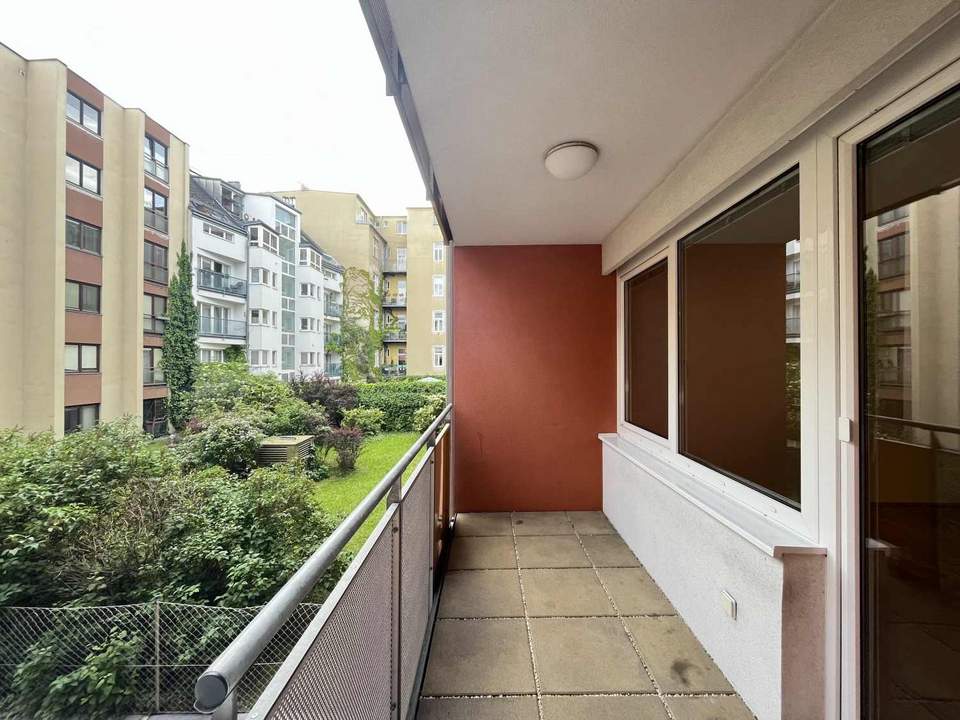 Helle 2-Zimmer-Mietwohnung mit Balkon in wunderschöner Ruhelage des 9. Bezirks!