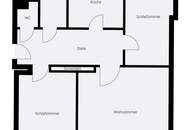 Moderne 3-Zi-Dachgeschoßwohnung mit optimalem Grundriss und viel Komfort