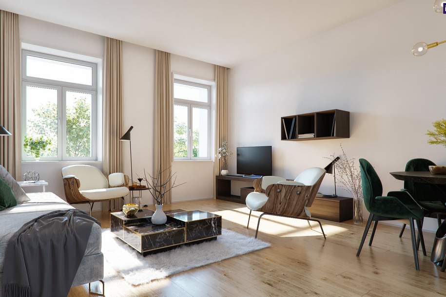 Neuer Preis! Ihre beste Entscheidung! Geschmackvoll sanierter Altbau + Rundum saniertes Gebäude + Perfekte Anbindung und Infrastruktur! Jetzt zugreifen!, Wohnung-kauf, 419.000,€, 1030 Wien 3., Landstraße