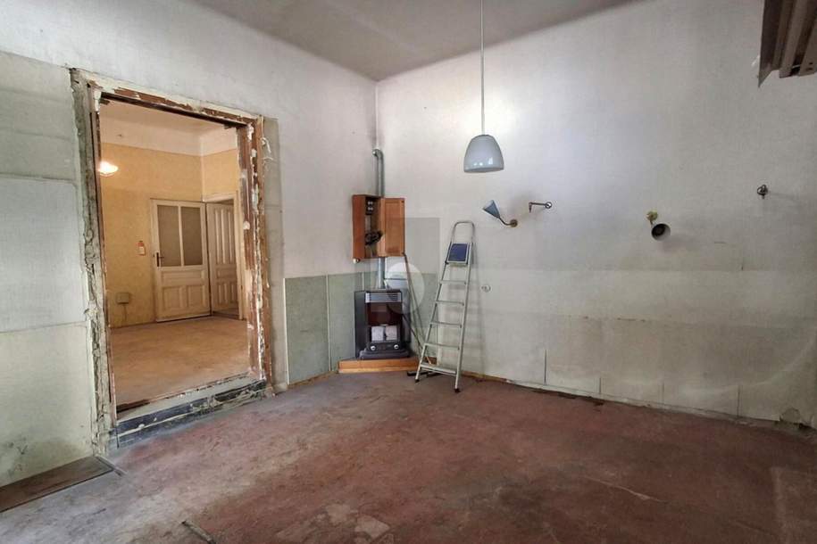 SANIERUNGSBEDÜRFTIGE ERDGESCHOSSWOHNUNG ? IDEAL AUCH ALS BÜRO ODER ORDINATION IM 18. BEZIRK, Wohnung-kauf, 210.000,€, 1180 Wien 17., Hernals