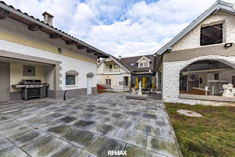 Repräsentatives Landhaus mit Fitnessbereich, Gästehaus &amp; Privatsphäre, Haus-kauf, 530.000,€, 2052 Hollabrunn