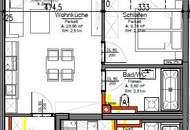 Neubauwohnung in ruhiger Seitengasse der Wattgasse nahe S-Bahn Hernals mit Innenhofausrichtung und Einbauküche