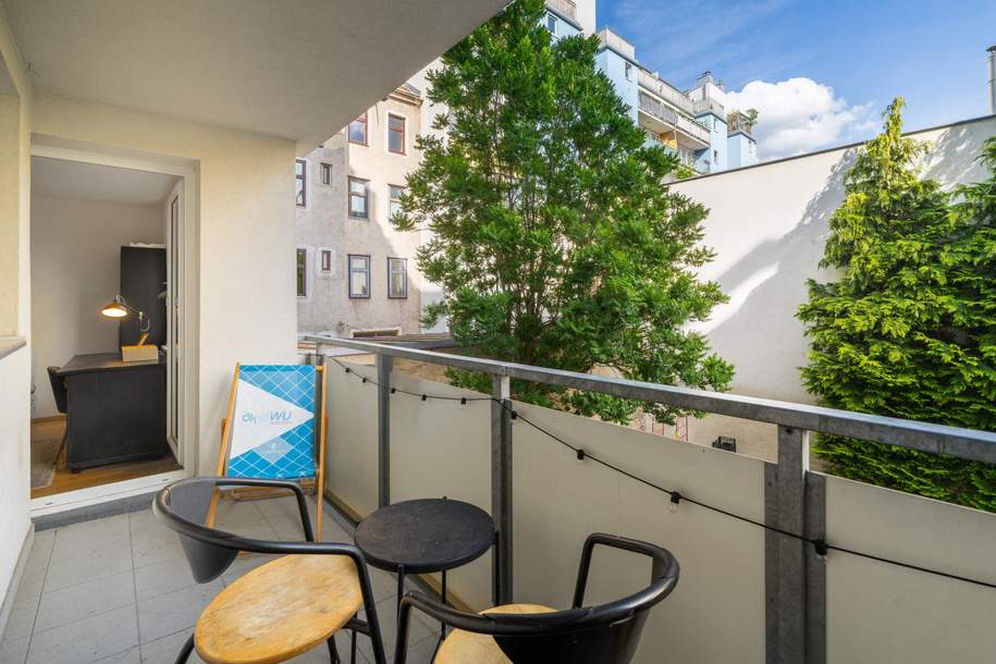 Perfekt angelegte 4 Zimmer Loggiawohnung mit Grünblick, Wohnung-kauf, 333.333,€, 1200 Wien 20., Brigittenau